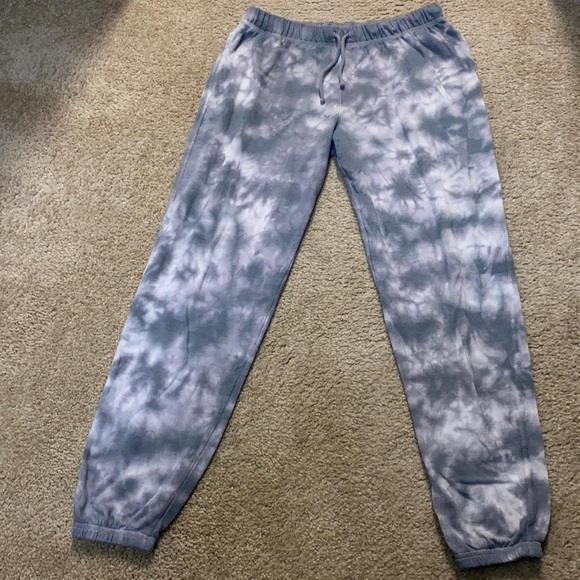 SO Pants - SO Jogger. Gray/white tie dye